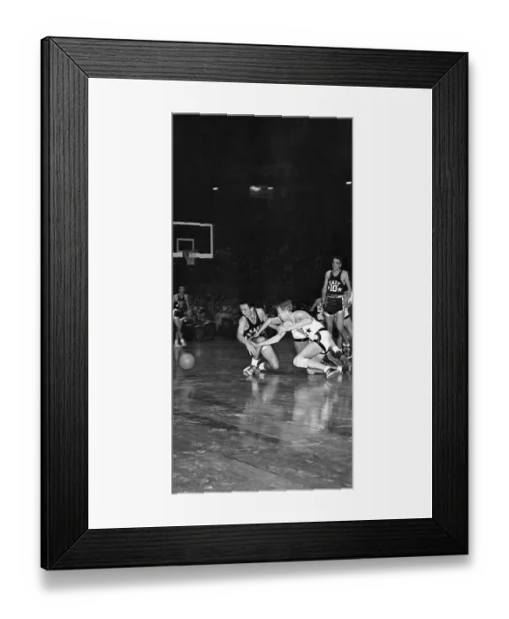 Framed Print : Bob Cousy Going After Basketball Framed Print : Bob Cousy Going After Basketball
