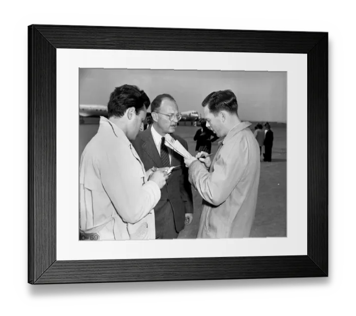 Framed Print : Owen Lattimore Denies Accusations Framed Print : Owen Lattimore Denies Accusations