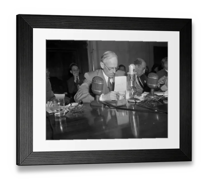 Framed Print : Senator Millard Tydings Framed Print : Senator Millard Tydings
