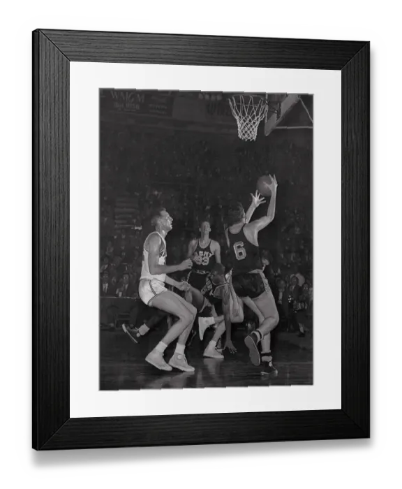 Framed Print : Ed Warner Falling During Game Framed Print : Ed Warner Falling During Game