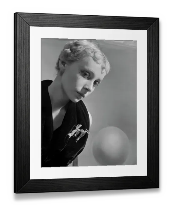 Framed Print : Woman Modeling Jewelry Designed by Salvador Dali Framed Print : Woman Modeling Jewelry Designed by Salvador Dali