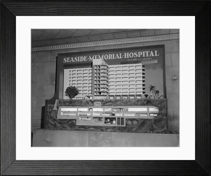 Framed Print : Atomic Bomb Proof Hospital Framed Print : Atomic Bomb Proof Hospital
