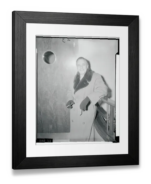 Framed Print : Movie Director Mervyn LeRoy Framed Print : Movie Director Mervyn LeRoy