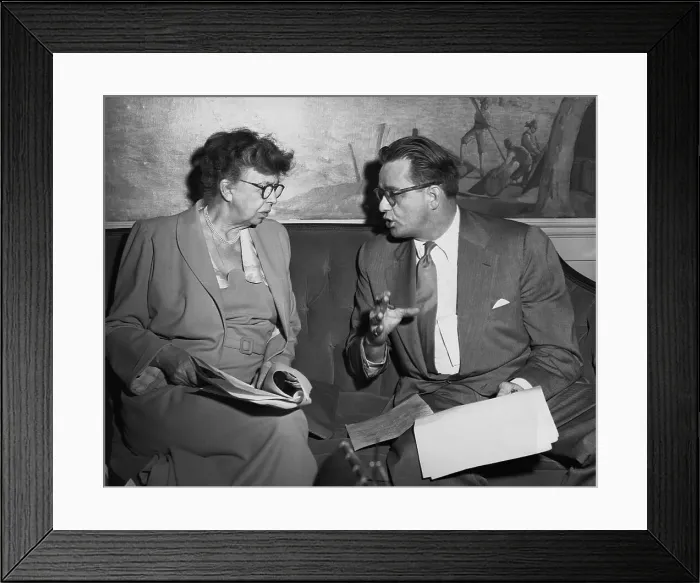 Framed Print : Eleanor Roosevelt and Her Son Elliot Roosevelt Framed Print : Eleanor Roosevelt and Her Son Elliot Roosevelt