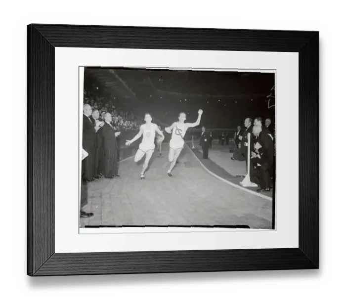 Framed Print : Frank Fox and Charlie Moore Finishing Race Framed Print : Frank Fox and Charlie Moore Finishing Race