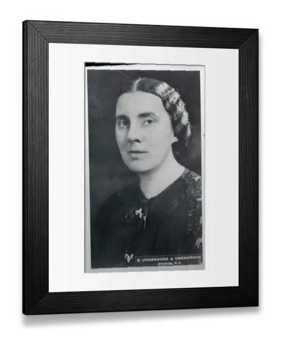 Framed Print : Portrait of Pauline Beery Mack Framed Print : Portrait of Pauline Beery Mack