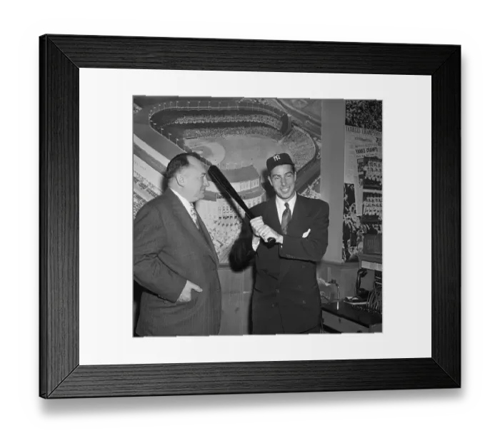 Framed Print : Joe DiMaggio with George Weiss Framed Print : Joe DiMaggio with George Weiss