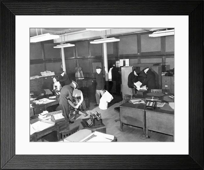 Framed Print : Brink's Robbery Framed Print : Brink's Robbery