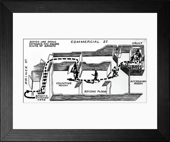 Framed Print : Brink's Robbery Framed Print : Brink's Robbery