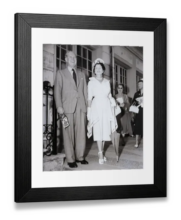 Framed Print : Full Length Mr. And Mrs. Joseph Kennedy Framed Print : Full Length Mr. And Mrs. Joseph Kennedy