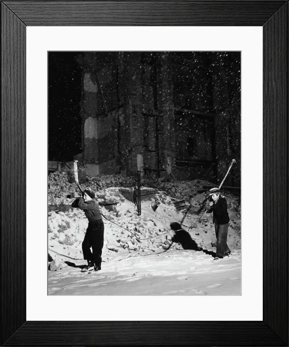 Framed Print : Children With Crap Metal Framed Print : Children With Crap Metal