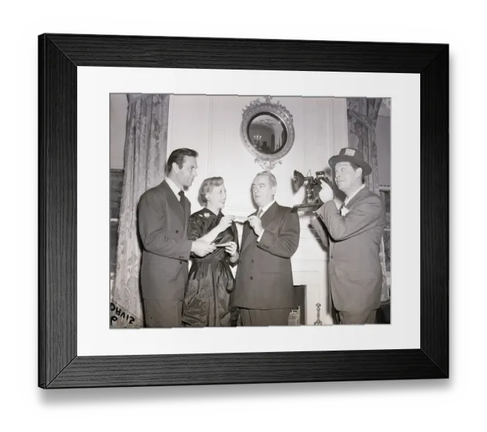 Framed Print : Actors Inviting Mayor to Press Association Ball Framed Print : Actors Inviting Mayor to Press Association Ball