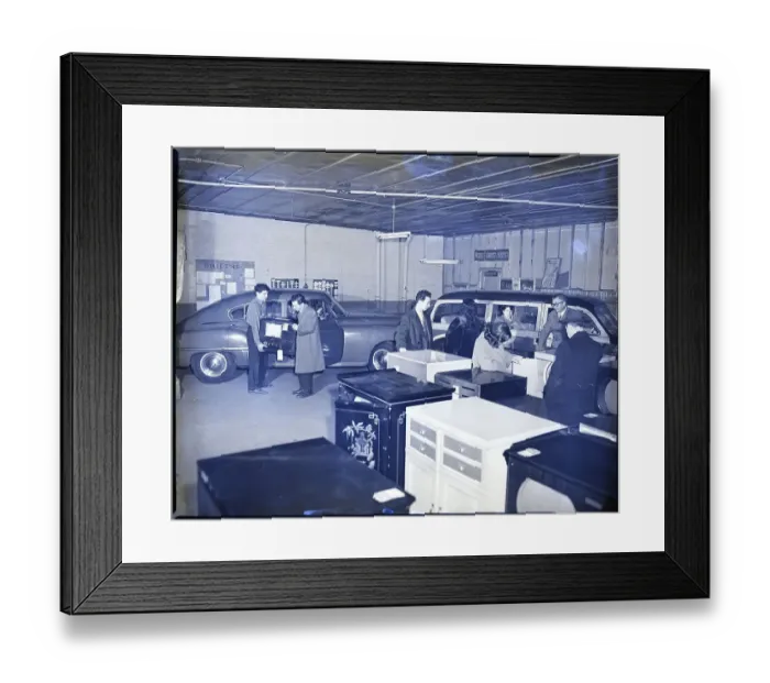 Framed Print : Drive Through And Purchase A Tv