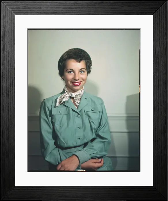 Framed Print : Portrait of Marlene Bauer Framed Print : Portrait of Marlene Bauer