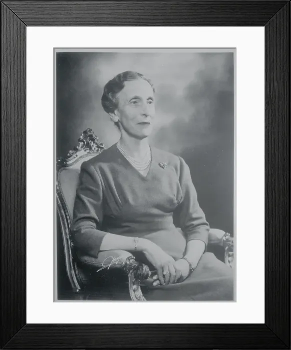 Framed Print : Queen Louise Posing in Chair Framed Print : Queen Louise Posing in Chair