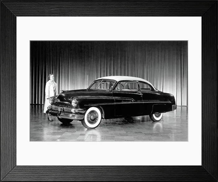 Framed Print : 1951 Mercury Monterey in Showroom Framed Print : 1951 Mercury Monterey in Showroom