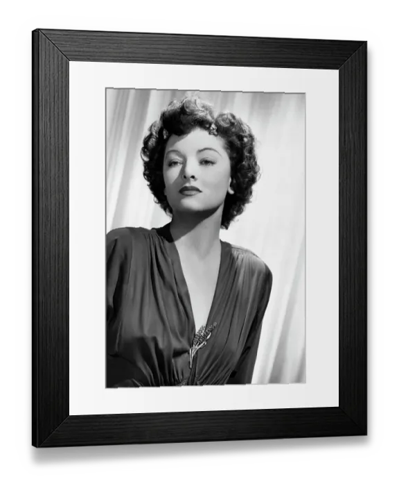 Framed Print : Actress Myrna Loy Framed Print : Actress Myrna Loy