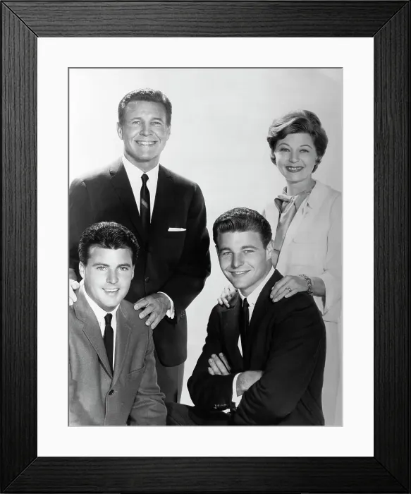 Framed Print : Cast of The Adventures of Ozzie and Harriet Framed Print : Cast of The Adventures of Ozzie and Harriet