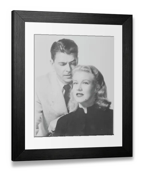 Framed Print : Ginger Rogers and Ronald Reagan Framed Print : Ginger Rogers and Ronald Reagan