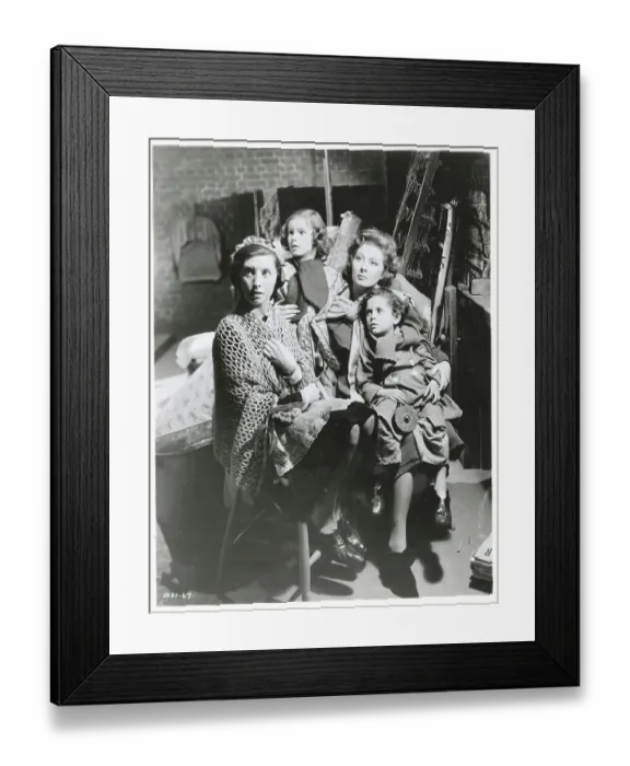 Framed Print : Scene from The Miniver Story Framed Print : Scene from The Miniver Story