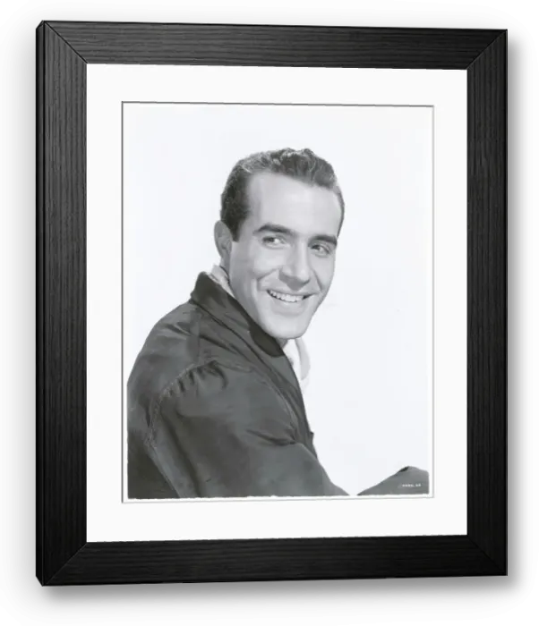 Framed Print : Portrait of Ricardo Montalban