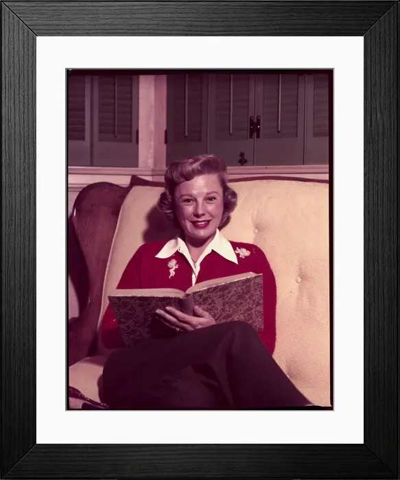 Framed Print : Portrait of June Allyson Framed Print : Portrait of June Allyson