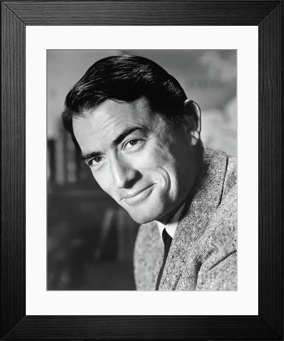 Framed Print : Gregory Peck