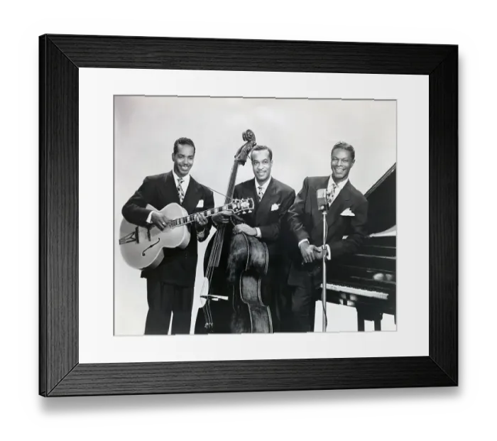 Framed Print : Nat King Cole's Trio Posing Framed Print : Nat King Cole's Trio Posing