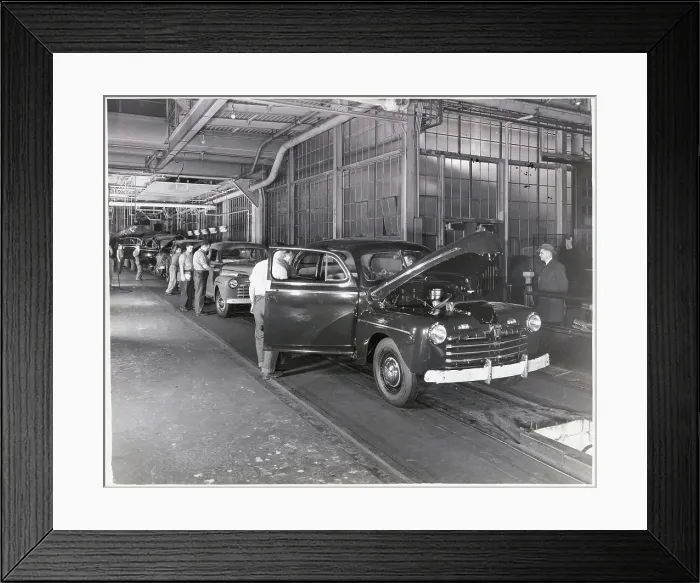 Framed Print : Ford Motor Company Assembly Line Framed Print : Ford Motor Company Assembly Line