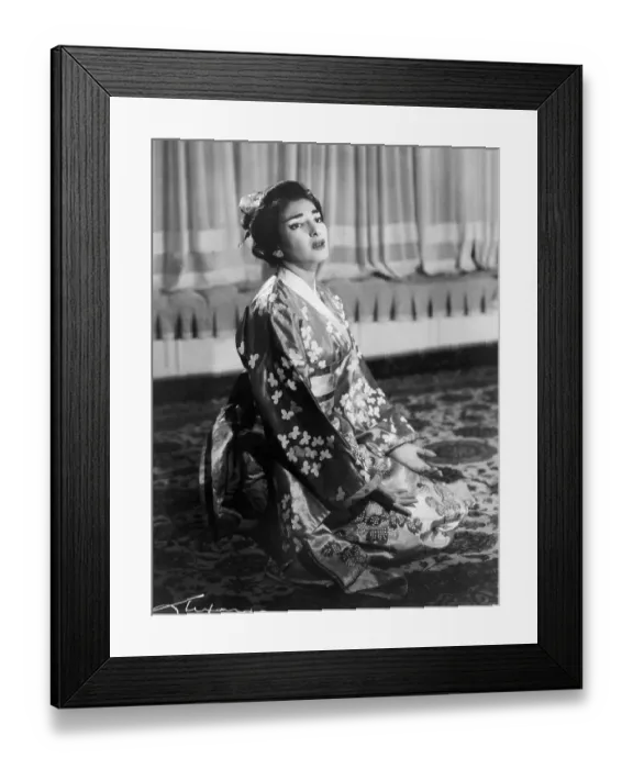 Framed Print : Maria Callas In Madama Butterfly Framed Print : Maria Callas In Madama Butterfly