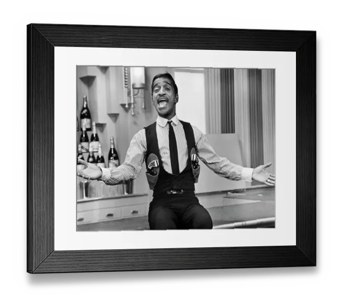 Framed Print : Sammy Davis, Jr. Singing Framed Print : Sammy Davis, Jr. Singing