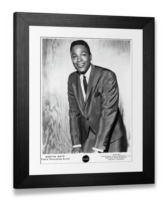 Framed Print : Marvin Gaye