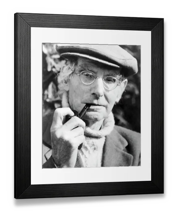 Framed Print : Sean O'Casey, Playwright, Smoking Pipe Framed Print : Sean O'Casey, Playwright, Smoking Pipe
