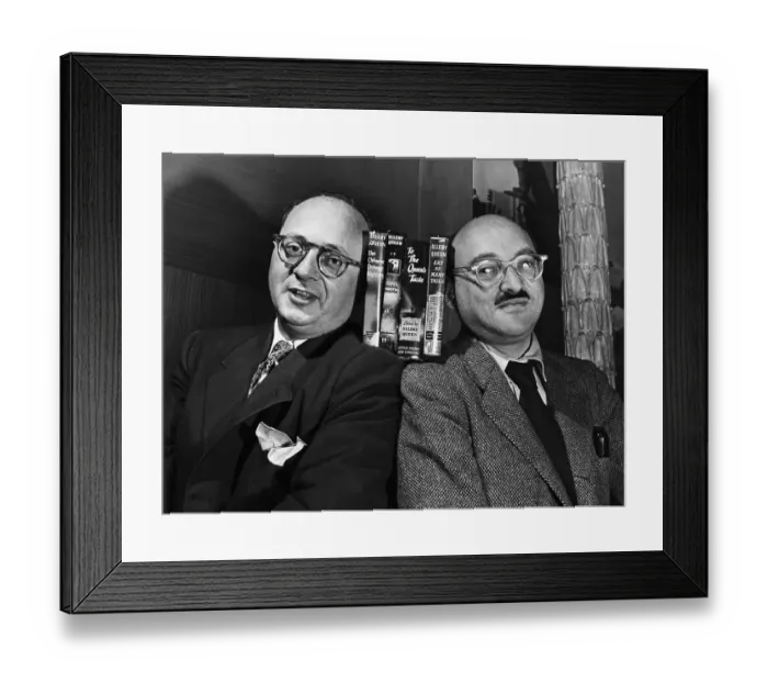 Framed Print : Manfred Lee and Frederick Danay Framed Print : Manfred Lee and Frederick Danay