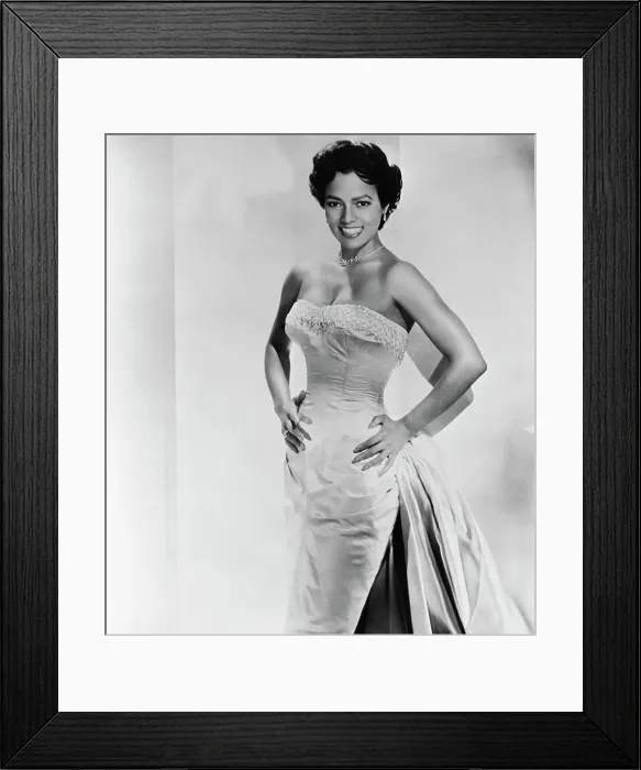 Framed Print : Dorothy Dandridge Wearing Evening Gown Framed Print : Dorothy Dandridge Wearing Evening Gown
