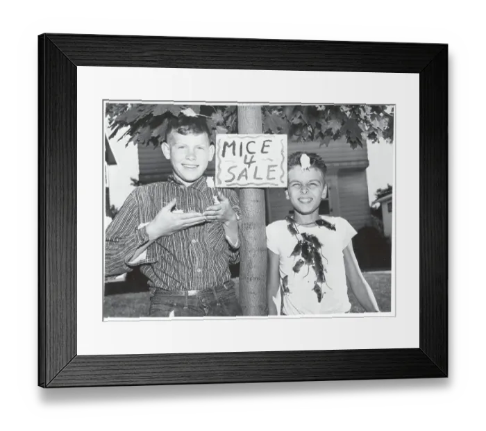 Framed Print : Boys by Sign Framed Print : Boys by Sign