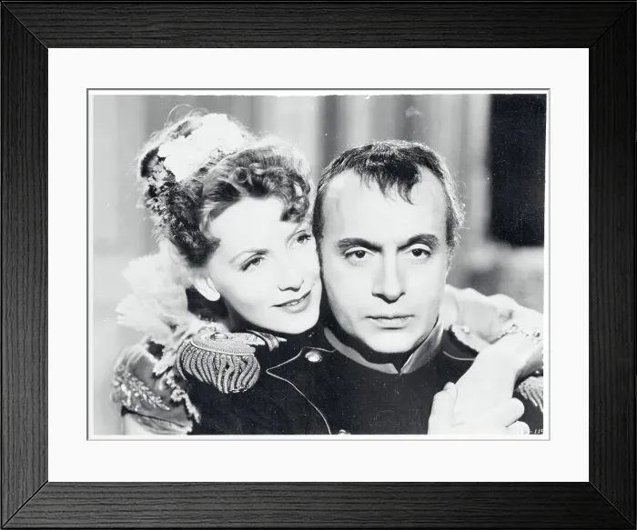 Framed Print : Greta Garbo and Charles Boyer in Movie Scene Framed Print : Greta Garbo and Charles Boyer in Movie Scene