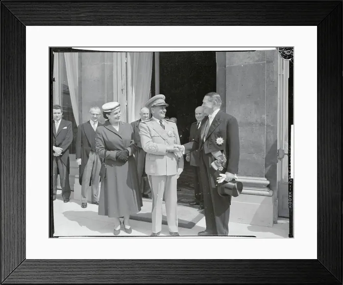 Framed Print : Josip Broz Tito with Paris Leader Rene Coty Framed Print : Josip Broz Tito with Paris Leader Rene Coty