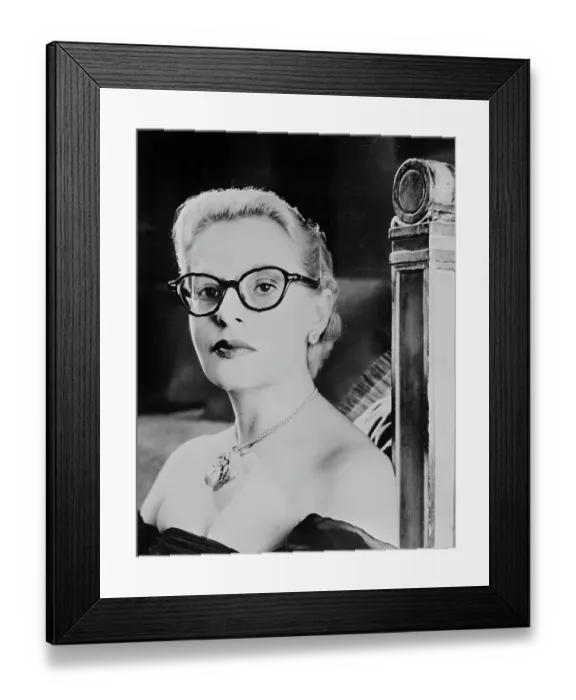 Framed Print : Portrait of Fleur Cowles Framed Print : Portrait of Fleur Cowles