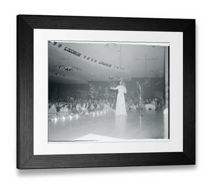 Framed Print : Prominent People Sitting in the Audience Framed Print : Prominent People Sitting in the Audience