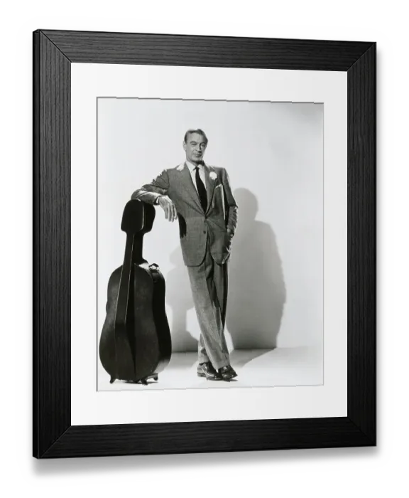 Framed Print : Portrait of Gary Cooper Framed Print : Portrait of Gary Cooper