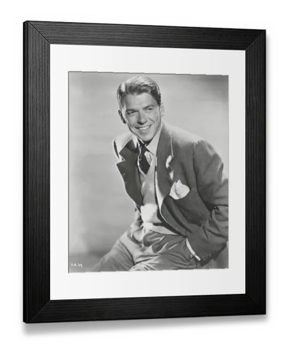 Framed Print : Ronald Reagan Relaxing Framed Print : Ronald Reagan Relaxing