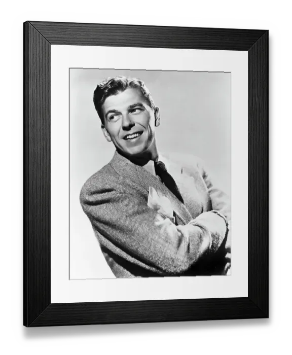 Framed Print : Ronald Reagan Laughing Framed Print : Ronald Reagan Laughing