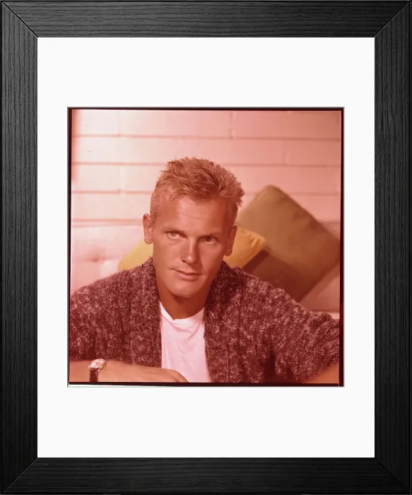 Framed Print : Portrait of Tab Hunter Framed Print : Portrait of Tab Hunter