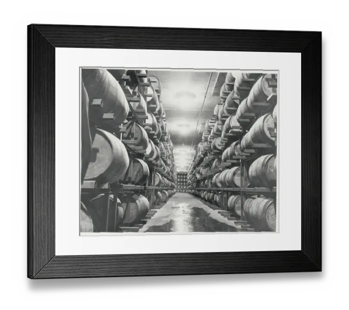 Framed Print : Barrels Containing Alcohol Framed Print : Barrels Containing Alcohol