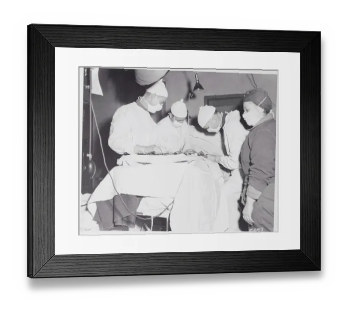 Framed Print : Surgeon Team at Army Hospital of Korea Framed Print : Surgeon Team at Army Hospital of Korea