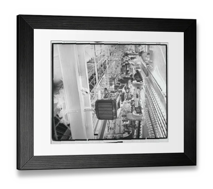 Framed Print : Workers Assembling Caterpillar Tractor Framed Print : Workers Assembling Caterpillar Tractor