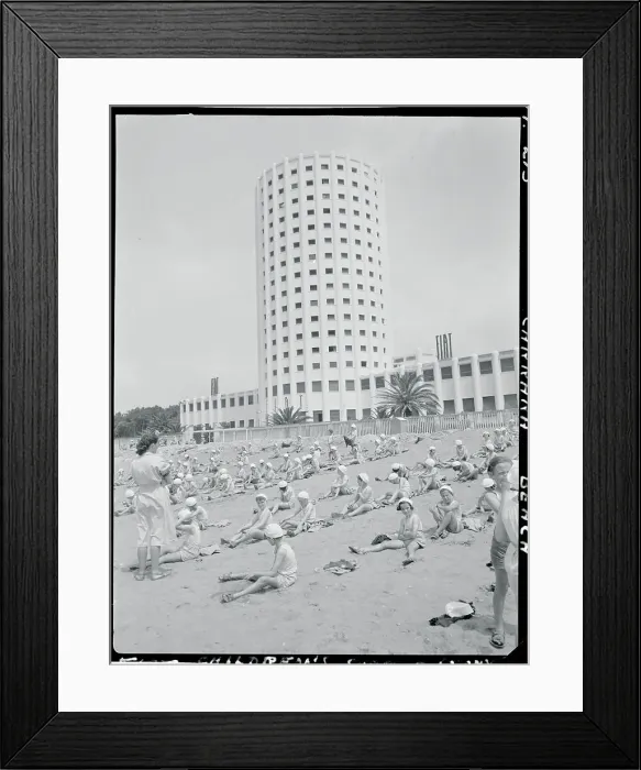Framed Print : Youngsters Being Instructed on the Beach Framed Print : Youngsters Being Instructed on the Beach