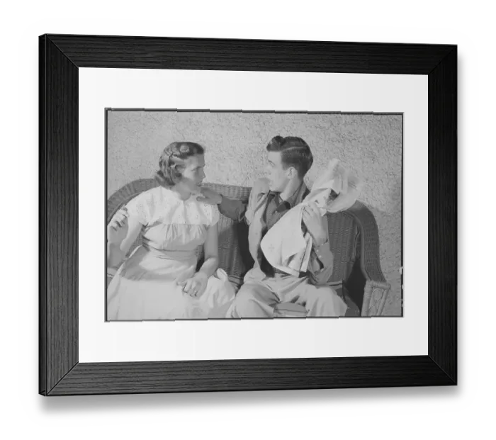 Framed Print : Quarreling Teenagers Framed Print : Quarreling Teenagers