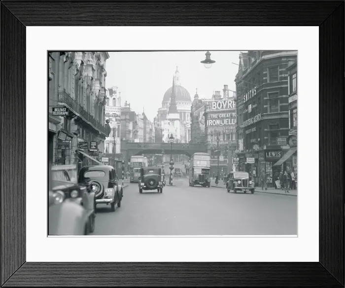 Framed Print : Fleet Street Framed Print : Fleet Street